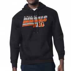 Cincinnati Bengals Starter Black Logo Push Graphic Hoodie