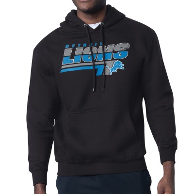 Толстовка Detroit Lions Starter Black Logo Push Graphic