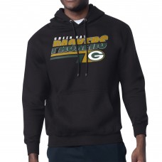 Толстовка Green Bay Packers Starter Black Logo Push Graphic