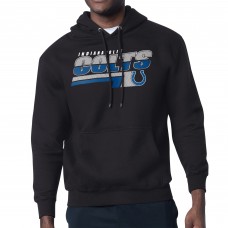 Indianapolis Colts Starter Black Logo Push Graphic Hoodie