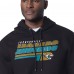 Jacksonville Jaguars Starter Black Logo Push Graphic Hoodie