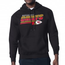 Kansas City Chiefs Starter Black Logo Push Graphic Hoodie