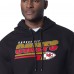 Kansas City Chiefs Starter Black Logo Push Graphic Hoodie
