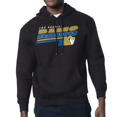 Los Angeles Rams Starter Logo Push Graphic Hoodie - Black
