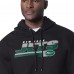 New York Jets Starter Black Logo Push Graphic Hoodie