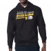 Pittsburgh Steelers Starter Black Logo Push Graphic Hoodie