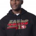San Francisco 49ers Starter Black Logo Push Graphic Hoodie