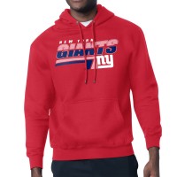 New York Giants Starter Red Logo Push Graphic Hoodie