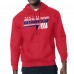 New York Giants Starter Red Logo Push Graphic Hoodie