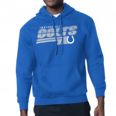 Indianapolis Colts Starter Royal Logo Push Graphic Hoodie