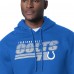 Indianapolis Colts Starter Royal Logo Push Graphic Hoodie