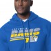 Los Angeles Rams Starter Royal Logo Push Graphic Hoodie