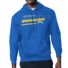 Los Angeles Chargers Starter Royal Logo Push Graphic Hoodie
