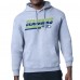 Seattle Seahawks Starter Heather Gray Logo Push Graphic Hoodie