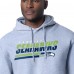 Seattle Seahawks Starter Heather Gray Logo Push Graphic Hoodie