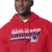 New England Patriots Starter Red Logo Push Graphic Hoodie