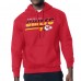 Kansas City Chiefs Starter Red Logo Push Graphic Hoodie