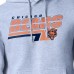 Толстовка Chicago Bears Starter Heather Gray Logo Push Graphic