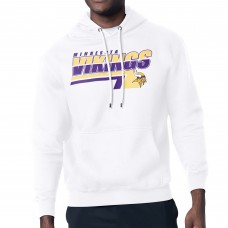 Minnesota Vikings Starter White Logo Push Graphic Hoodie
