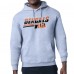 Cincinnati Bengals Starter Heather Gray Logo Push Graphic Hoodie