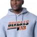 Cincinnati Bengals Starter Heather Gray Logo Push Graphic Hoodie