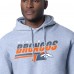Denver Broncos Starter Gray Logo Push Graphic Hoodie