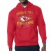 Kansas City Chiefs Starter Red Team Grit Graphic Hoodie