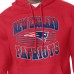 New England Patriots Starter Red Team Grit Graphic Hoodie