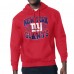 New York Giants Starter Red Team Grit Graphic Hoodie