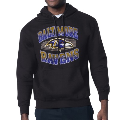 Толстовка Baltimore Ravens Starter Black Team Grit Graphic