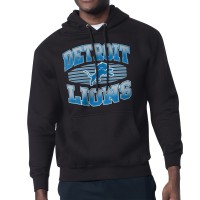 Толстовка Detroit Lions Starter Black Team Grit Graphic