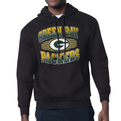 Толстовка Green Bay Packers Starter Black Team Grit Graphic