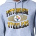 Толстовка Pittsburgh Steelers Starter Heather Gray Team Grit Graphic