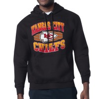 Kansas City Chiefs Starter Black Team Grit Graphic Hoodie