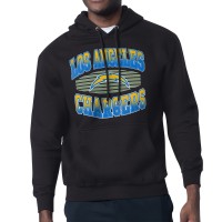 Los Angeles Chargers Starter Black Team Grit Graphic Hoodie