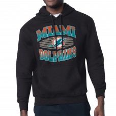 Miami Dolphins Starter Black Team Grit Graphic Hoodie