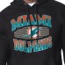 Miami Dolphins Starter Black Team Grit Graphic Hoodie