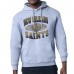 New Orleans Saints Starter Heather Gray Team Grit Graphic Hoodie