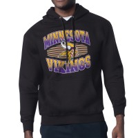 Minnesota Vikings Starter Black Team Grit Graphic Hoodie