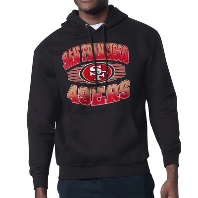 San Francisco 49ers Starter Black Team Grit Graphic Hoodie