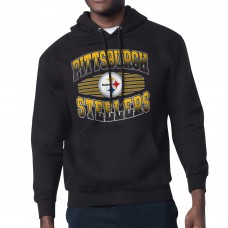 Pittsburgh Steelers Starter Black Team Grit Graphic Hoodie