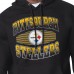 Pittsburgh Steelers Starter Black Team Grit Graphic Hoodie