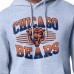 Толстовка Chicago Bears Starter Heather Gray Team Grit Graphic