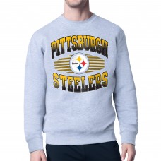 Кофта Pittsburgh Steelers Starter Heather Gray Team Grit Graphic Fleece