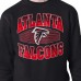 Кофта Atlanta Falcons Starter Black Team Grit Graphic Fleece