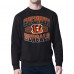 Cincinnati Bengals Starter Black Team Grit Graphic Fleece Pullover Sweatshirt
