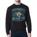 Jacksonville Jaguars Starter Black Team Grit Graphic Fleece Pullover Sweatshirt
