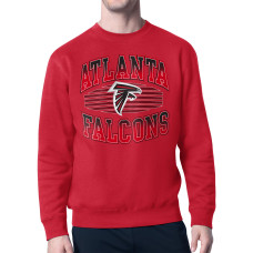 Свитшот Atlanta Falcons Starter Red Team Grit Graphic Fleece Pullover