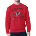Свитшот Atlanta Falcons Starter Red Team Grit Graphic Fleece Pullover Свитшот Atlanta Falcons Starter Red Team Grit Graphic Fleece Pullover