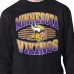 Minnesota Vikings Starter Black Team Grit Graphic Fleece Pullover Sweatshirt